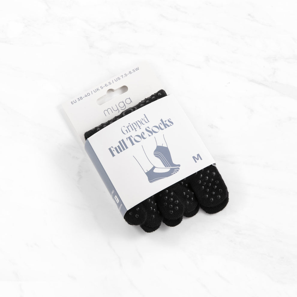 Protiskluzové prstové ponožky na jógu Yoga Toe Socks