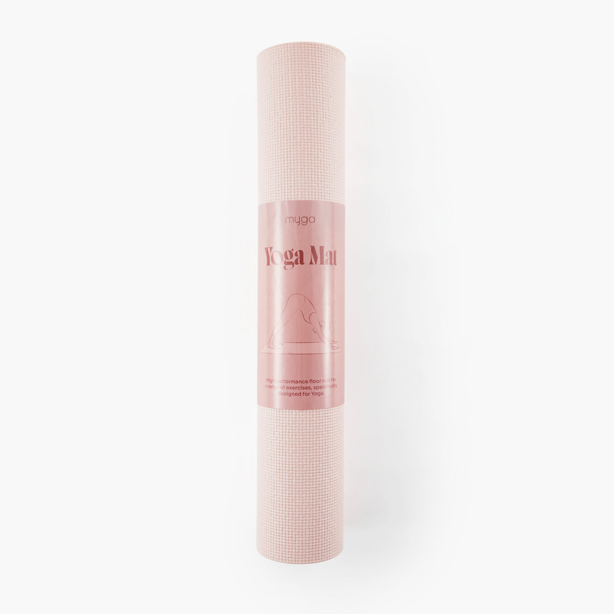 Podložka na jógu Entry level 4 mm – pastelově růžová