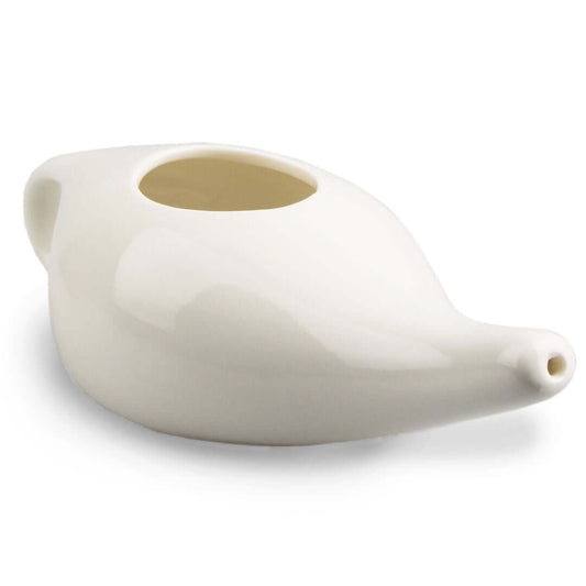 Keramická konvička na výplach nosu Nasal Neti Pot