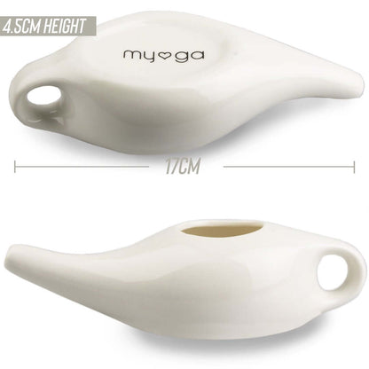 Keramická konvička na výplach nosu Nasal Neti Pot