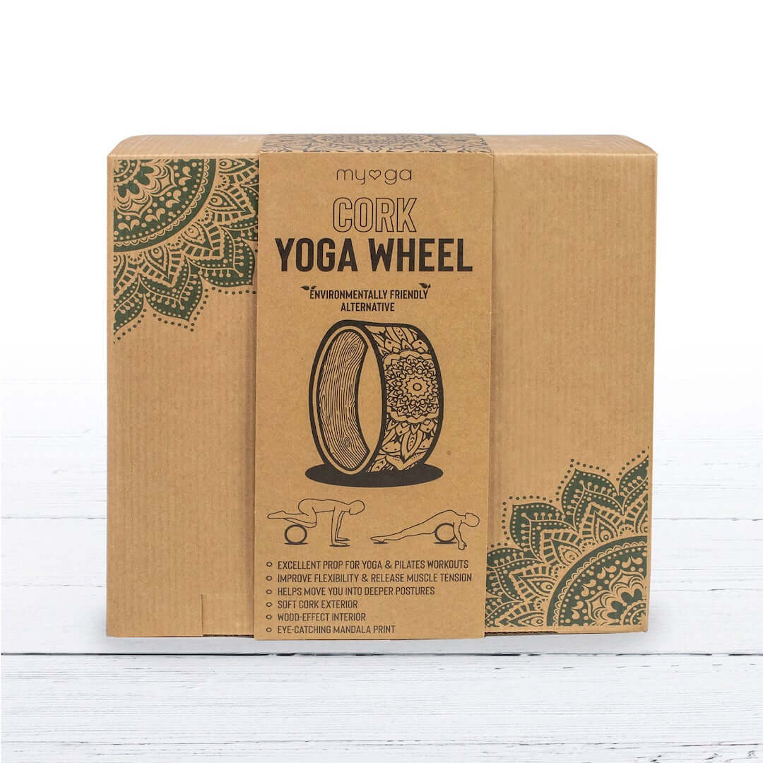 Korkové kolo na jógu Myga Mandala
