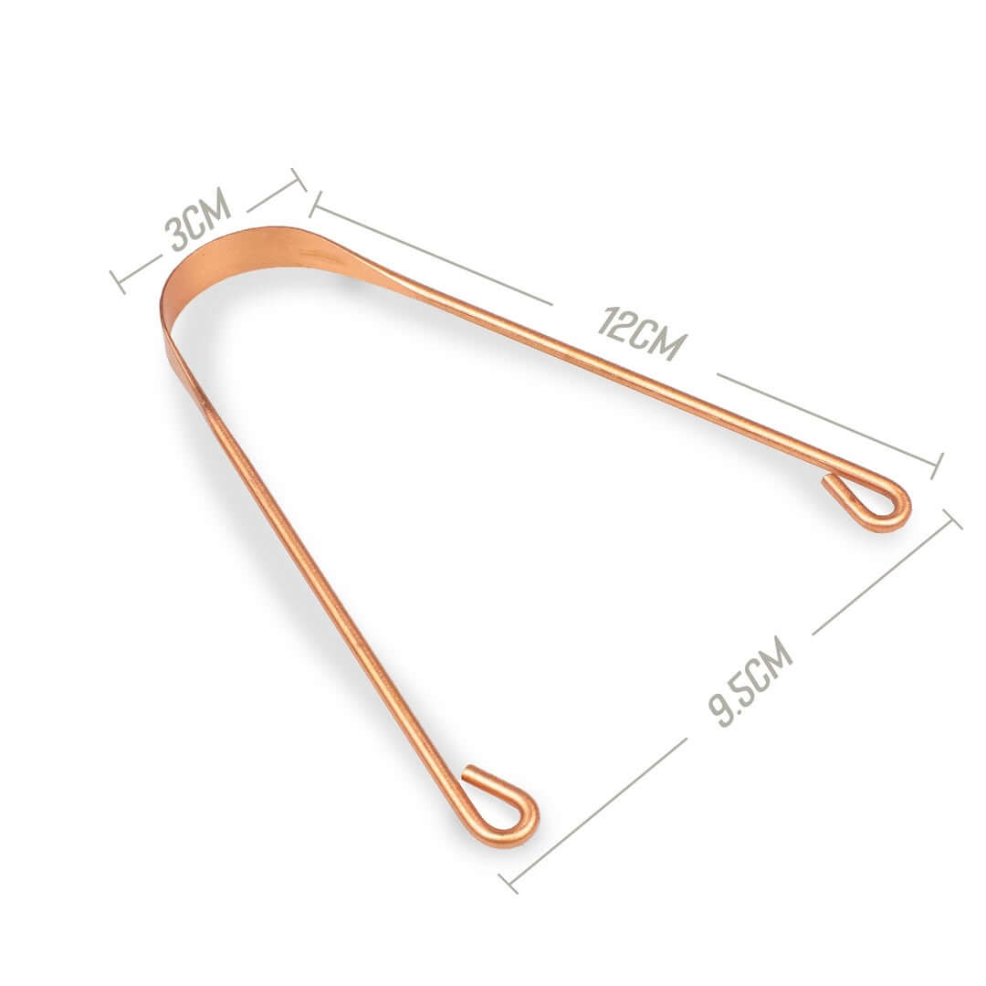 Měděná škrabka na jazyk myga Copper Tongue Scraper Cleaner