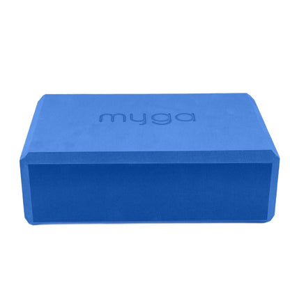 Jógový blok myga Foam Block - tmavě modrý