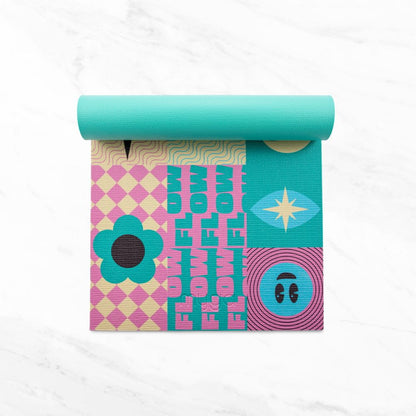 Jógová sada Myga Spirit Yoga Set: podložka, blok, popruh