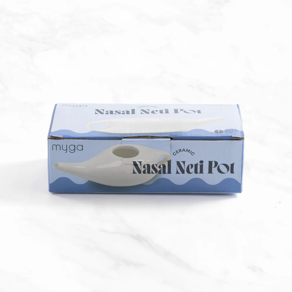 Keramická konvička na výplach nosu Nasal Neti Pot