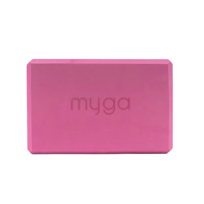 Jógová kostka Myga Foam Block – růžová
