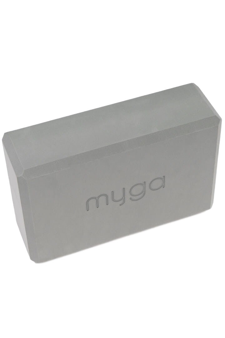 Jógový blok myga Foam Block - šedý