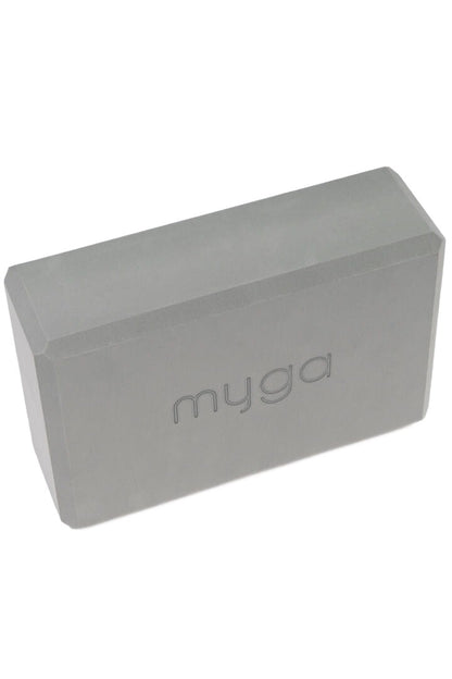 Jógový blok myga Foam Block - šedý