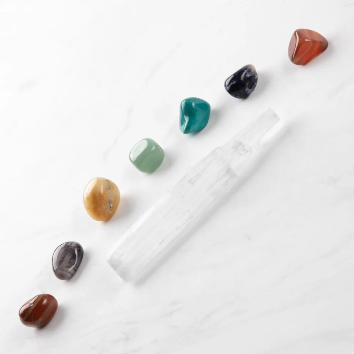 Sada energetických kamenů na čakry myga Chakra Stones