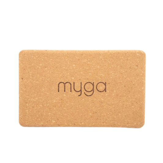 Korková kostka na jógu myga Cork Block