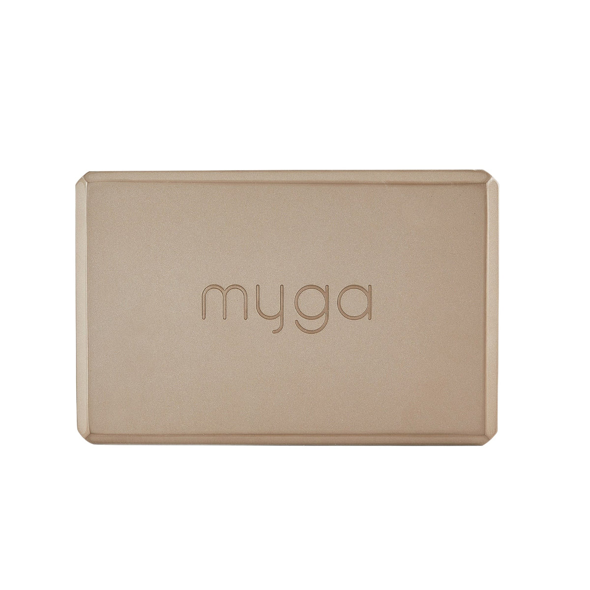 Pěnový blok na jógu Myga - hnědý