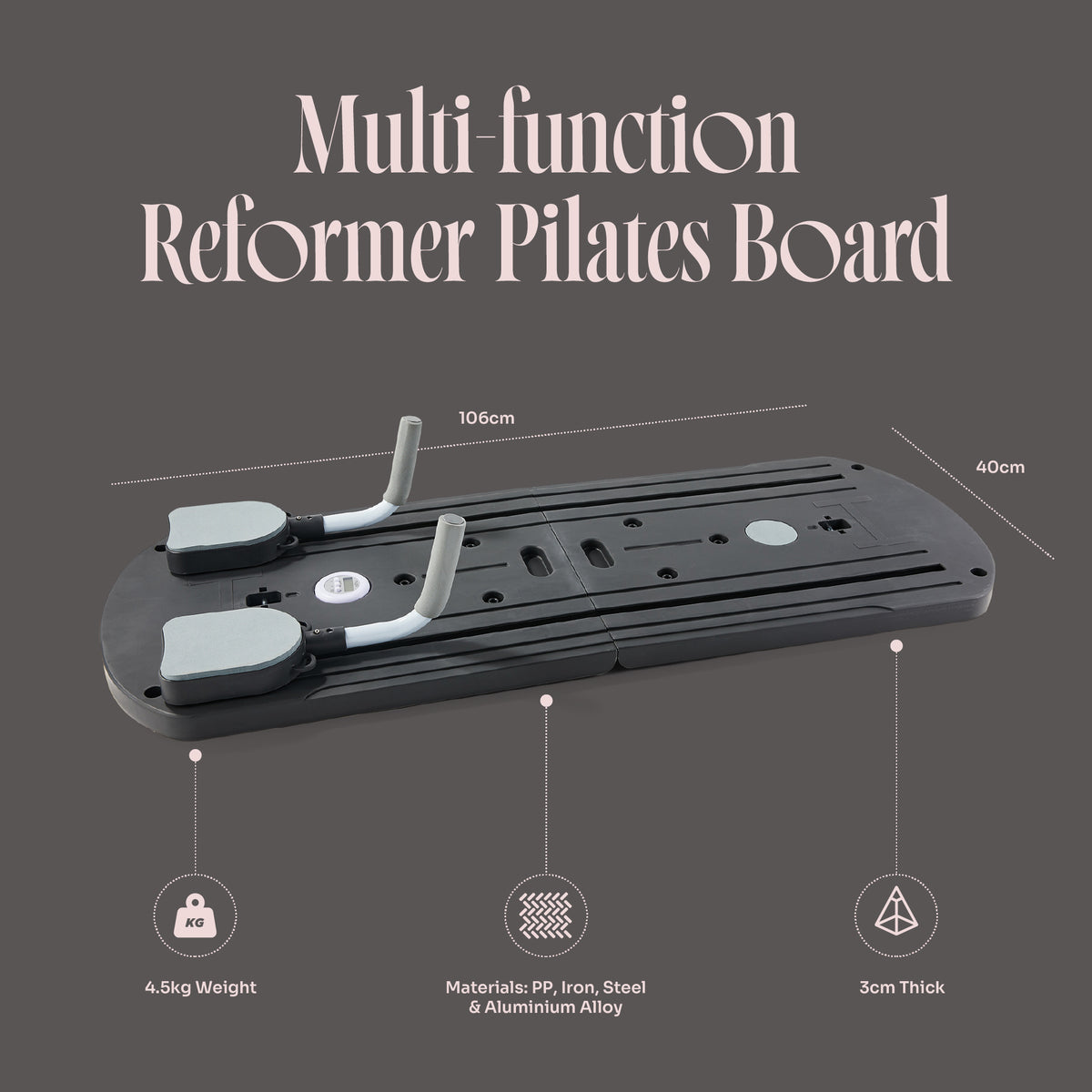 Přenosná pilates sada Myga Portable Pilates Set - černá