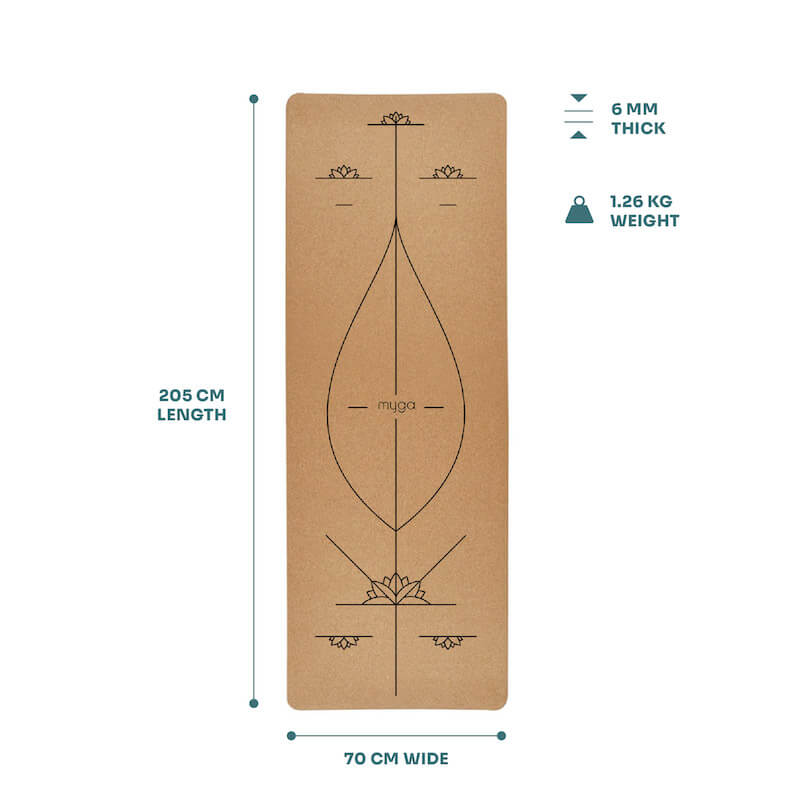 Podložka na jógu myga - Alignment 6mm XL