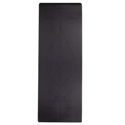 Podložka na jógu myga - Alignment 6mm XL - černá
