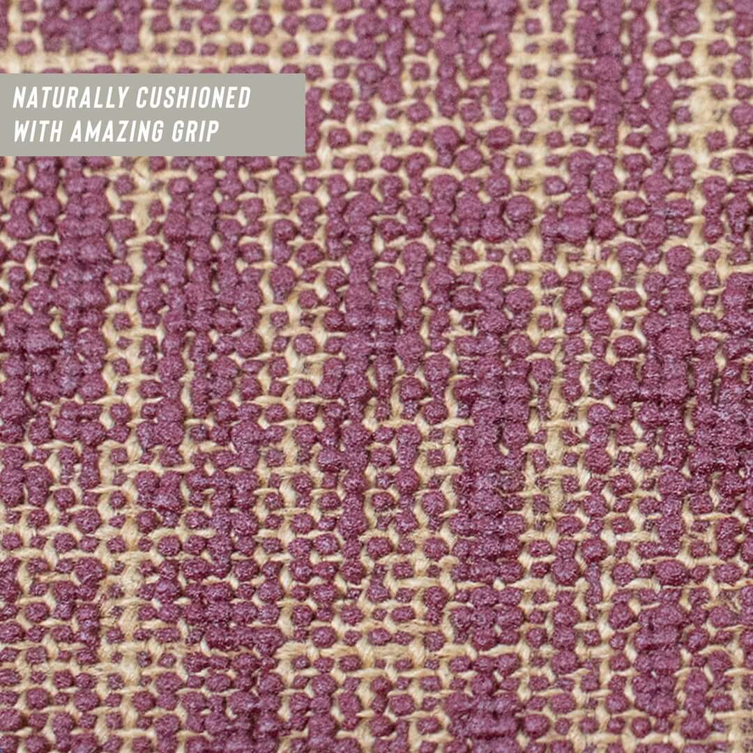 Podložka na jógu Myga Jute 5 mm – vínová