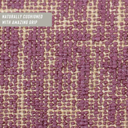 Podložka na jógu Myga Jute 5 mm – vínová
