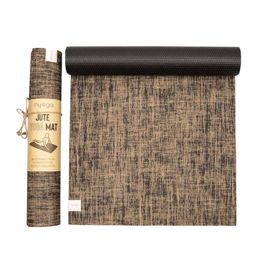 Podložka na jógu Myga Jute 5 mm – černá