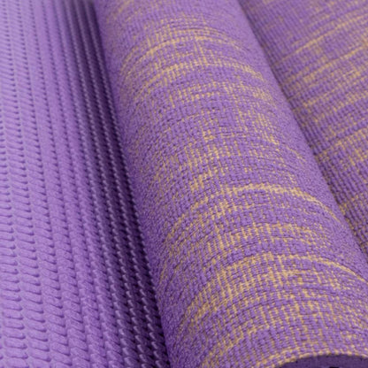 Podložka na jógu Myga Jute 5 mm – fialová