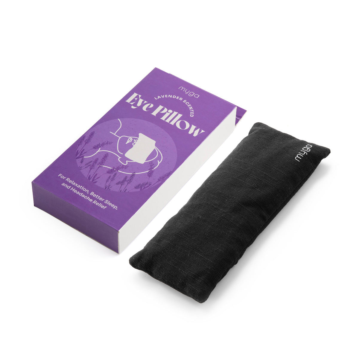 Levandulový polštářek na oči myga Lavender Eye Pillow