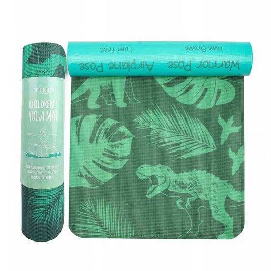 Dětská podložka na jógu myga - Jurassic Jungle 6 mm