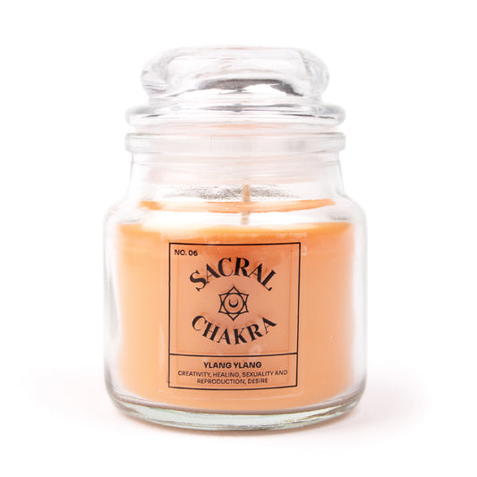 Přírodní sójová svíčka 7 čaker - Ylang Ylang