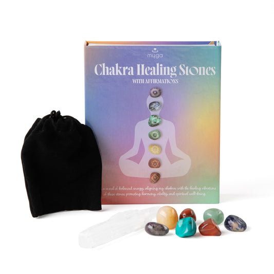 Sada energetických kamenů na čakry myga Chakra Stones
