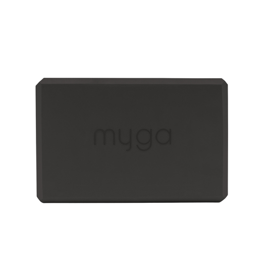 Pěnový blok na jógu Myga - černý