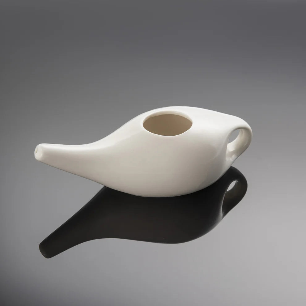 Keramická konvička na výplach nosu Nasal Neti Pot
