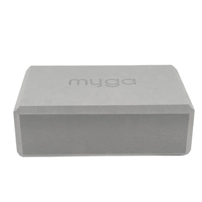 Jógový blok myga Foam Block - šedý