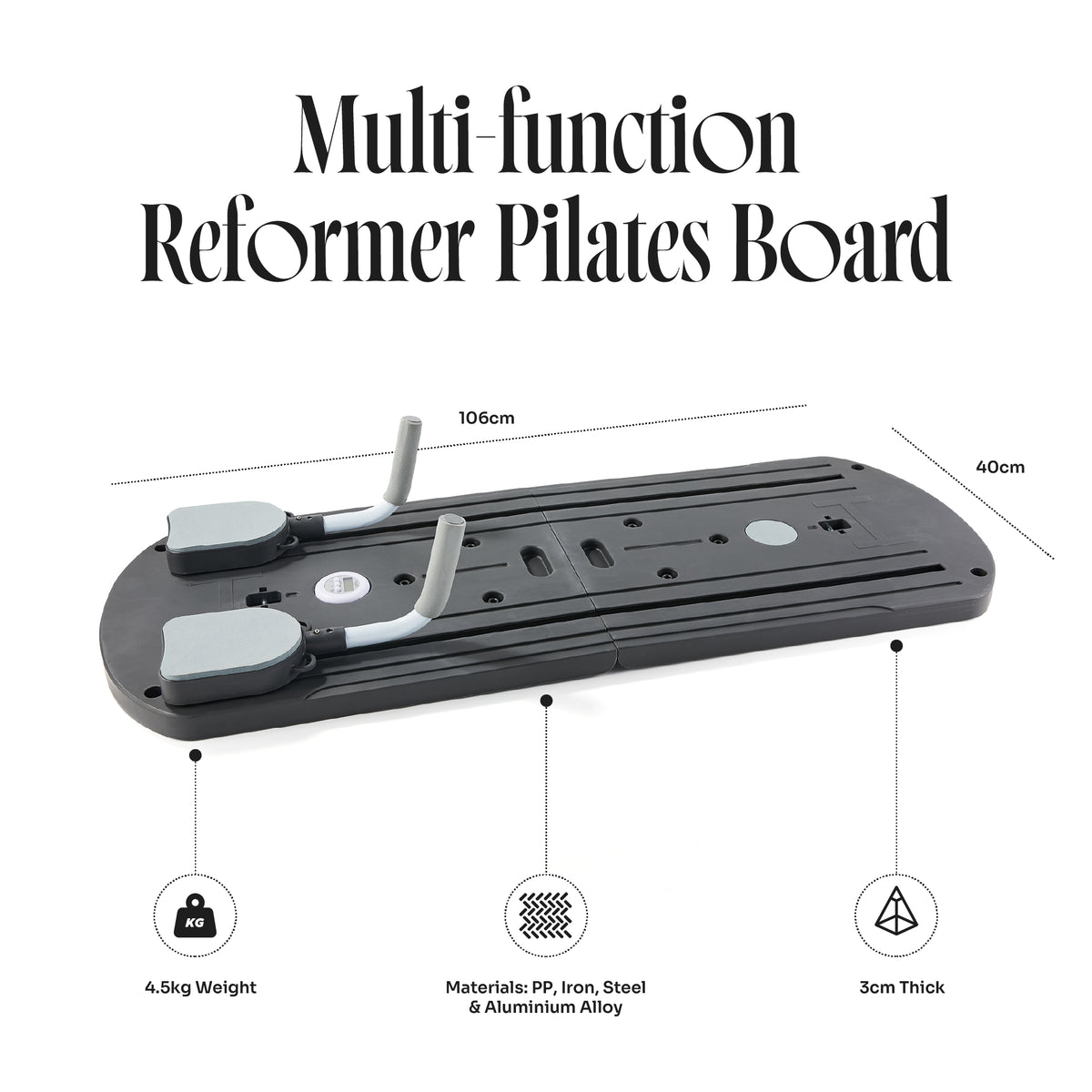 Přenosná pilates sada Myga Portable Pilates Set - černá