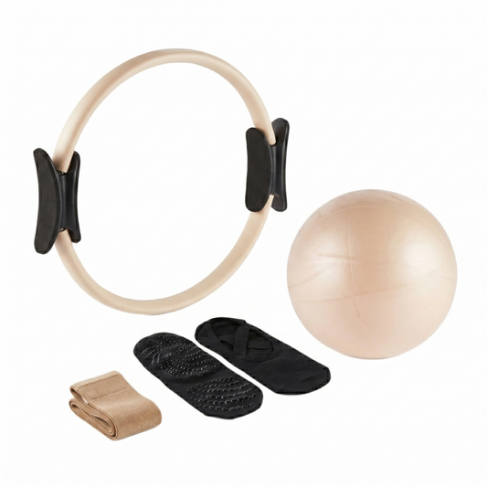 Sada na pilates Pilates Kit Essentials – béžová